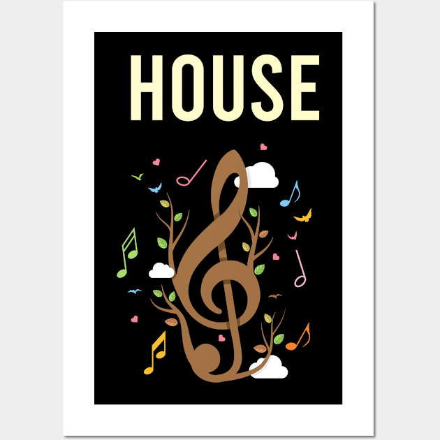 Music Nature House Wall Art by Hanh Tay